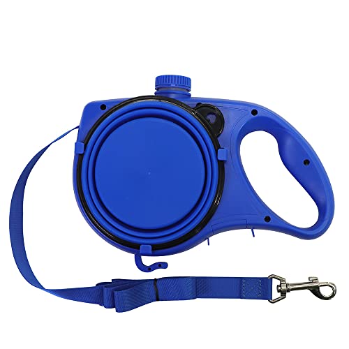 Oikabio Outdoor Pet Supplies Bring Your Own Water Pet Leash 3-in-1 Hundeleine, Größe M und S, Blau von Oikabio