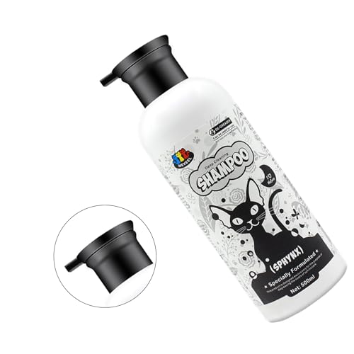 Sicheres Und Sanftes Katzenbad Shampoo 500 Ml Für Fettige Haut Shampoo Einfache Reinigung Praktische Badelösung Katzenpflege Tools von Oilmal