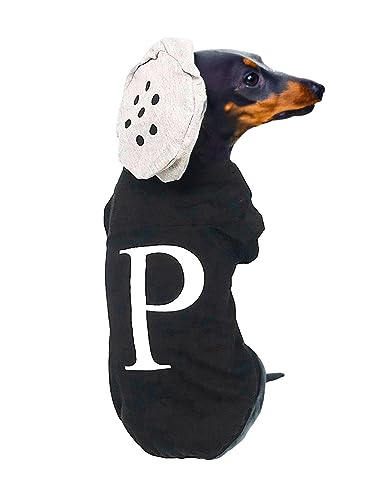 Salt and Pepper Hundekostüm Halloween Haustier Hund Cosplay Salt & Pepper Thema Kostüm (Schwarz, Large) von Okbebe