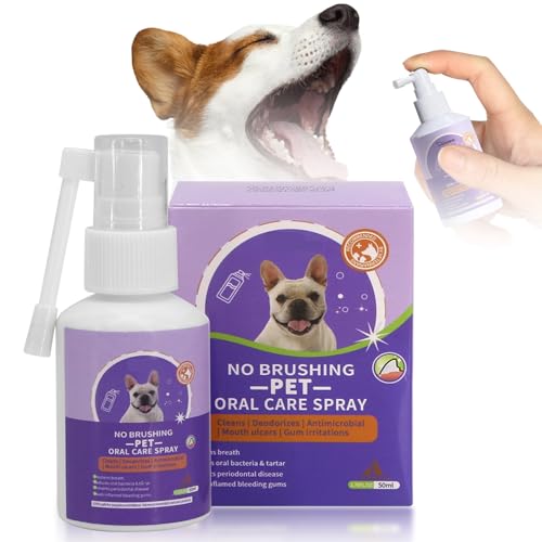 Okdance Pet Teeth Cleaning Products Petry Oral Spray Pets Dental Care Bad Breath Treatment for Dogs and Cats Natural Breath Freshener von Okdance