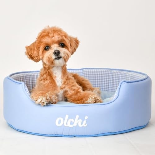 olchi Picnic Circle Blue M Blue Hundebett, Hundebett von Olchi