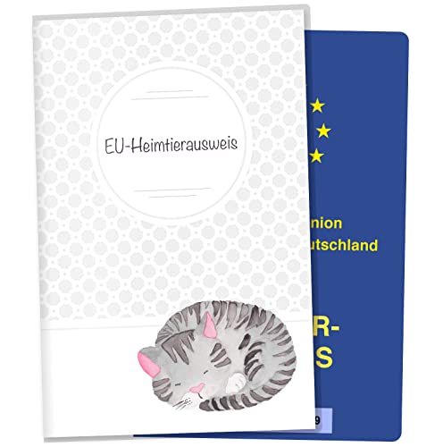OLGS EU-Heimtierausweis Hülle Haustiere Tierausweis Schutzhülle Geschenkidee Reisedokument Tiere Haustier Tierpass (Rambo, EU-Heimtierausweishülle ohne Personalisierung) von Olgs