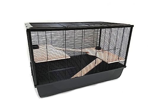 Ollesch Mega Hamsterkäfig Mäusekäfig Nagerkäfig 100 x 54 x 61 cm mit Zubehör von Ollesch