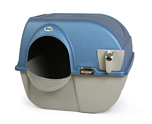 Omega Paw Premium Roll 'n Clean Katzentoilette, groß, Katze, Peralblau (PR-RA20-1) von Omega Paw