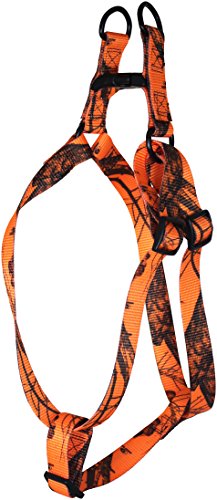 OmniPet Adjustable Step in Pet Harness, Large, Mossy Oak Blaze Orange Camouflage von OmniPet