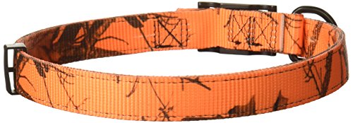 OmniPet Dee in Front Nylon Pet Collar, 27", Mossy Oak Blaze Orange Camouflage von OmniPet