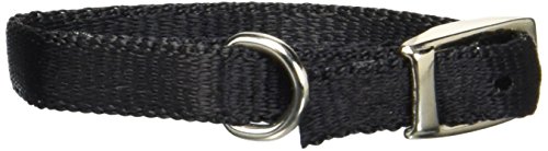 OmniPet Pocket Pups Nylon Pet Collar, 5-6", Black von OmniPet