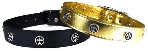 OmniPet Signature Hundehalsband, Leder, mit Ornamenten, 45,7 cm, Schwarz von OmniPet