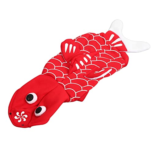 Hunde-Fisch-Kostüm, Interessante Halloween-Hundebekleidung für Hunde, Katzen, Cosplay, Goldfisch (M) von Omquot