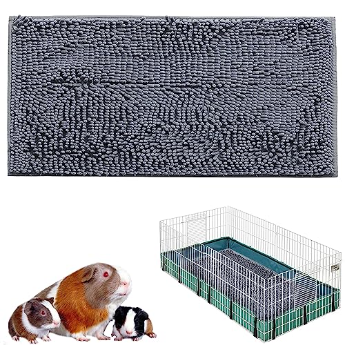 Oncpcare 47x24 Meerschweinchen Käfig Liner Bett Haus Pad Winter Warm Eichhörnchen Igel Kaninchen Chinchilla Bett Matte Hamster Ratte Käfig Zubehör von Oncpcare