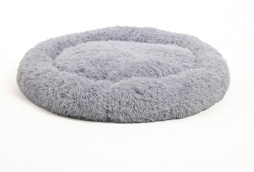 Ondis24 Tierbett Hundebett waschbar für große Hunde & Katzen herausnehmbares Liegekissen pflegeleicht rund flauschig (80 cm) von Ondis24