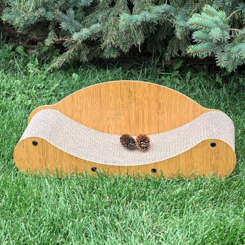 One for Pets 61.0 cm O Cat Scratcher Couch, Grinding Claw 2 in 1 Cat Scratching Board Bed, Cat Beds for Indoor Cats von One for Pets