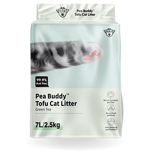 Tofu Katzenstreu – spülbare Katzenstreu-Pellets – 1 oder 4 Stück für staubfreies Katzenstreu, geringe Verfolgung und natürliche Geruchskontrolle, duftende und geruchlose Katzenstreu-Optionen (1 von One for Pets