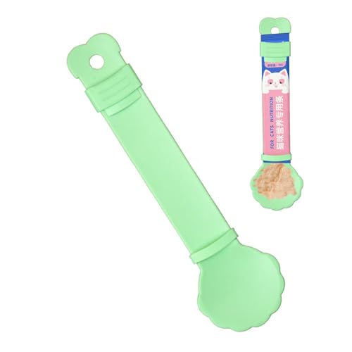 Onkujlpst Katzen-Nassfutterlöffel,Katzenfutterlöffel | Haustierlöffel Wet Treat Squeeze Treat Spoon - Fütternder Tierfutterlöffel, multifunktionaler Haustierlöffel, Katzenfutterspender, Wet Treat von Onkujlpst