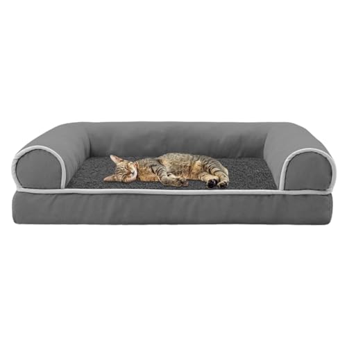 Onlynery Hundebett, Katzenbett,Haustier-Couchbett mit Rutschfester Unterseite - Katzencouchbett, Katzenschlafsofa, Haustiercouchbett, gemütliches Haustierbett für Welpen und Kätzchen von Onlynery