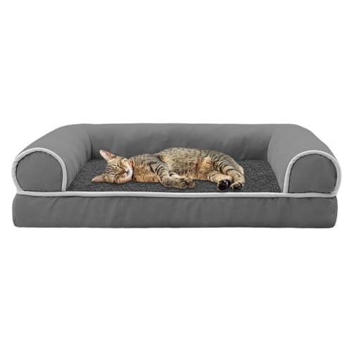 Onlynery Hundebett, Katzenbett | Katzenschlafsofa mit Rutschfester Unterseite,Katzencouchbett, Katzenschlafsofa, Welpenbett, Welpenschlafbett, gemütliches Haustierbett für Hauskatzen von Onlynery