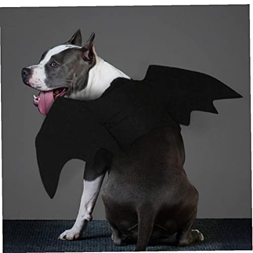 Onsinic Pet Hundekostüme Harness Outfits Fledermaus Flügel Hund Cosplay Kleidung Für Kleine Hunde Katzen Pet Lustige Costumeblacks von Onsinic