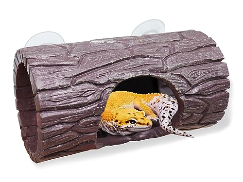 Einsiedlerkrebs Klettern Spielzeug, Harz Reptilien Versteck Höhle Baum Reptilien Versteck Aquarium Terrarium Tank Zubehör, Geeignet für Einsiedler Krabbe Eidechse Gecko Hamster Ratte von Oooct