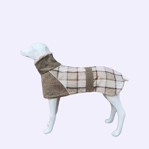 Extra Warmer Hundemantel Verstellbare Hundejacke Hund Wintermantel mit Schnalle Fleece Rollkragen Hundejacke für kaltes Wetter Weicher Wintermantel für Kleine Mittlere Extra Große Hunde XL C-Style von Opaeroo