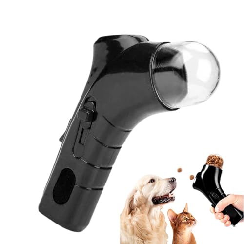 Lustige Pet Treat Launcher Shooter, Hundefutter Catapult, Leckerli Pistole Katze Leckerlie Werfer, Hundespielzeug Interaktives, Dog Treat Launcher Snack Feeder Dispenser Pet Training Spielzeug von Opdestn