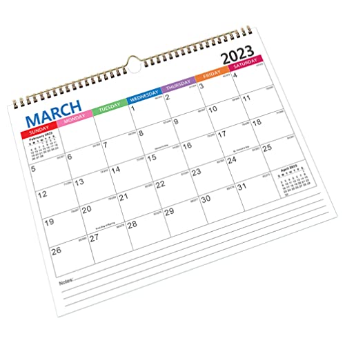 Operitacx Tischkalender Wandkalender 2023 Aufhängen Monatskalender Jährlich Jahreswandplaner Kalender Zeitplan Down-Kalender Für Home-Office-Termine Tischkalender von Operitacx