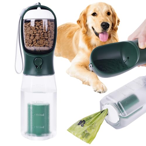 550ml Tragbare Haustier Trinkflasche, Hundetrinkflasche für Hund, unterwegs, Leckdichte Outdoor Trinkflasche, Hundetrinkflaschen Reisen für Täglich Spazieren Gehen Reisen Campen von Opetdo