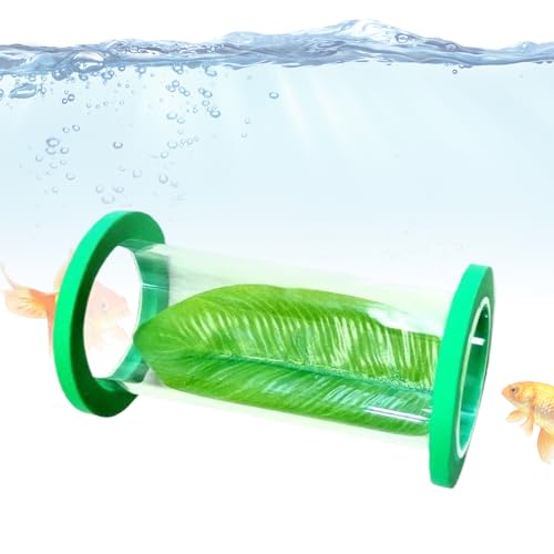 Betta-Fischtunnel – Ruherohr für Betta-Fische mit Blatt, schwimmendes Rohr aus Acryl zur Anreicherung, Versteck, Übung und Erholung von Nano- und Guppys Betta-Fischtunnel – Ruherohr für Betta-Fische mit Blatt, schwimmendes Rohr aus Acryl zur Anreicherung, Versteck, Übung und Erholung von Nano- und Guppys von Opilroyn