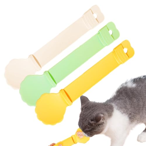 Cat Squeeze Strip – Katzenfutterlöffel, Futterlöffel Für Haustiere | Cat Strip Katzensnacklöffel Mit Ergonomischem Griff, Multifunktionaler Futterspender, Katzenleckerlilöffel Zum Füttern Von Hunden von Opilroyn