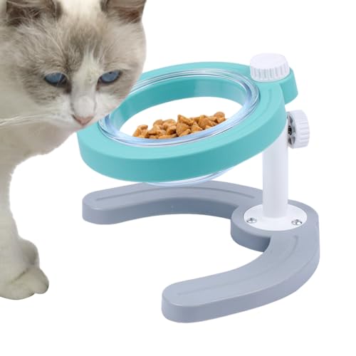 Katzennäpfe für Indoor Katzen - Hundefutter Wassernäpfe - Erhöhte Hundefutter Wassernäpfe Schräge Hundenapf Ergonomische Katzennapf Haustier Futternäpfe von Opilroyn