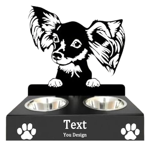 Niedliche Hundenäpfe | Edelstahl Abnehmbarer Futternapfhalter | Lustige Tragbare Hundenäpfe Kreative Pet Feeder Bowl zum Füttern von Hunden, Welpen von Opilroyn