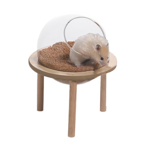 Opilroyn Hamster Badbox - Transparente Anti-Splash Hamster Badewanne | Wiederverwendbare platzsparende Sandbadbox, Schlagfeste Badezimmerbox von Opilroyn