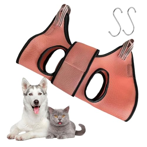 Opilroyn Haustierpflege-Hängematte – Katzen-Nagelknips-Hängematte, Fellpflege-Katzenhalter, vielseitige Haustier-Hängematte, Fesseltasche, Hundeschling-Halter, Haustiergeschirr-Taschen, zum Baden, von Opilroyn