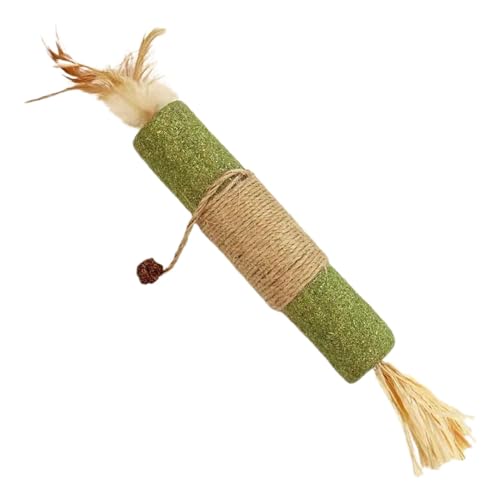 Silvervine Sticks – 30 cm große Katzen-Zahnungsstab, Katzen-Zahnspielzeug, riesige Gallfrucht, Hanfseil, kaufestes Katzenminze-Spielzeug, Indoor-Selbstunterhaltung, Langeweile lindernder von Opilroyn