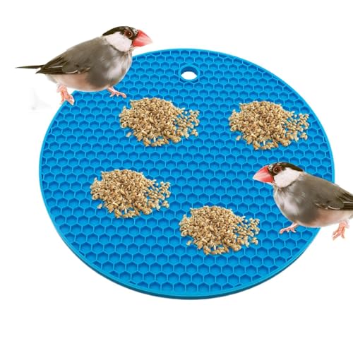 Sittich-Futtermatte – Vogel-Langsam-Futtermatte, Vogel-Langsam-Futter-Puzzle, Haustier-Sittich-Langsam-Futterspielzeug, Haustier-Papageienfutter, Langsam-Futtermatte Für Papageien, Sittiche, Wellensit von Opilroyn