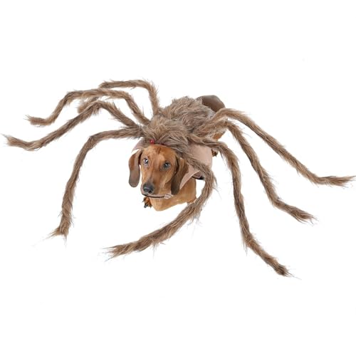 Spinnen Hundekleidung Spinnen Kostüme für Hunde - Cosplay Kleidung Spinne | Verkleidungszubehör Halloween Kostüm Verstellbar Haustier Cosplay Cosplay Kostüm von Opilroyn