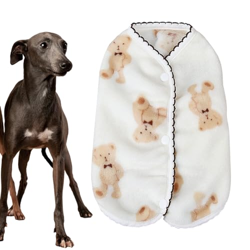 Warmer Hundemantel – Warmer und niedlicher Winterpullover für Haustiere, Weste aus Flanell für Hunde, wendbare Hundejacke, warme Kleidung für Haustiere, inkl von Opilroyn