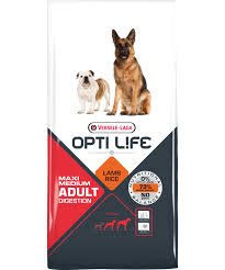 Opti Life Adult Digestion Maxi 1 kg - Monoprotein Lamm für mittelgroße/Maxi Hunde über 10 kg Gewicht von Opti Life