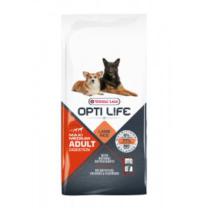 Opti Life Adult Medium/Maxi Digestion Hundefutter 12,5 kg von Opti Life