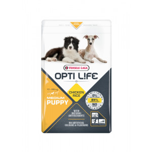 Opti Life Puppy Medium Hundefutter 2 x 2,5 kg von Opti Life