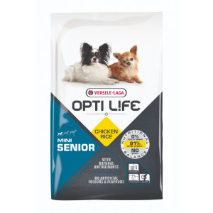 Opti Life Senior Mini Hundefutter mit viel Huhn&Reis 7,5 kg von Opti Life