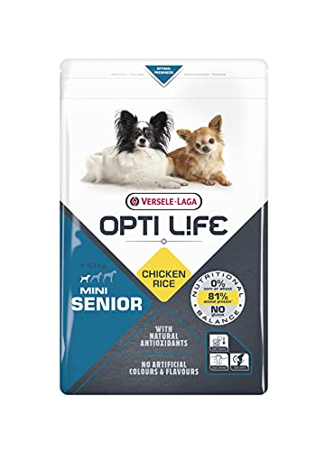 VERSELE-LAGA - Opti Life Senior Mini - Trockenfutter für ältere Hunde - Kleine Rassen - 7,5kg von Opti-Life