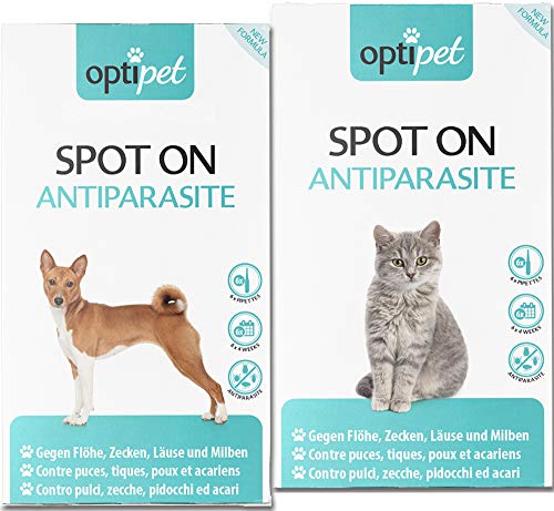 Optipet je 6X Pipetten Spot On Für Katzen und Hunde von Optipet