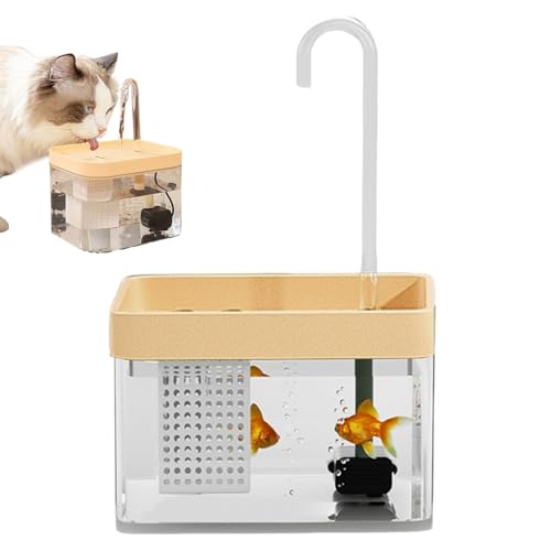 1500ml Cat Fountain. Automatic Pet Water Fountain, Pump Cat Fountain, Multi Pet Water Fountain, Cat Drinking Fountain, Fish Water Fountain, Dog and Cat Fountain, Water Fountain with Filter for Pets von Opvonxeh