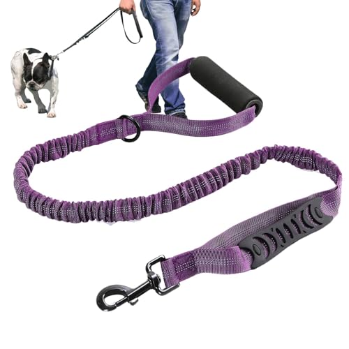 Adjustable Dog Lead | Heavy Duty Pet Lead | Outdoor Dog Walking Accessories, Padded Dog Handle, Lightweight Dog Leash, Everyday Dog Lead, Long Distance Dog Leash, Safe Reflective Dog Lead von Opvonxeh