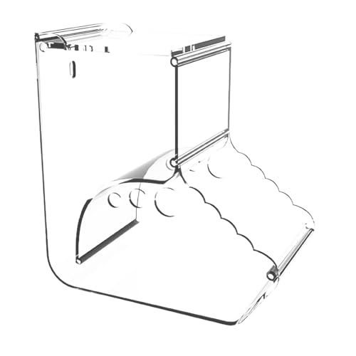 Automatischer Hamsterfeeder, 400 ml Acryl-Futterschale, transparent, große Kapazität, praktische Feeding-Lösung für Ferrets, Bunnies, kleine Tiere von Opvonxeh