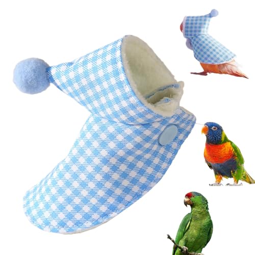 Bird Clothes for Parrots, Parrots Dress Clothes for Outdoor Winter, Bird Suit Cloak Costume for Winter, Soft Pet Birds Apparel, Small Pet Birds Winter Clothes, Cockatiel Winter Apparel von Opvonxeh