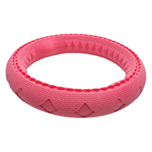 Dog Chew Ring, Soft Rubber Ring Chew Toy, Chewing Teething Toy, Biting Chasing Training Toy, Interactive Pet Toy, Teeth Chewing Toy for Dogs, Medium Large Dog Chew Toy, Durable Chew Toy for Dog von Opvonxeh