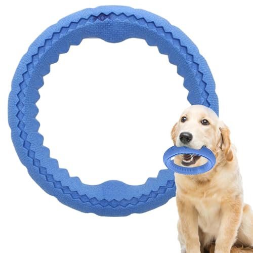 Dog Chew Ring, Soft Rubber Ring Kauspielzeug, Kaugummi, Biting Chasing Training Toy, Interaktives Haustierspielzeug, Teeth Kaugummi für Hunde, mittelgroßes Hundespielzeug, langlebiges Chew Toy für von Opvonxeh