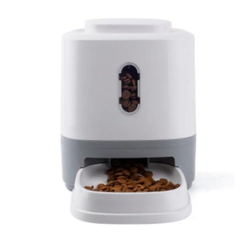 Dog Food Dispenser, 1,5 l Automatic Cat Feeder mit Bowl, Slow Feeder Pet Bowl, 10,16 x 6,5 x 8,07 Zoll, interaktives Spielzeug für kleine und mittelgroße Puppen und Kätzchen von Opvonxeh