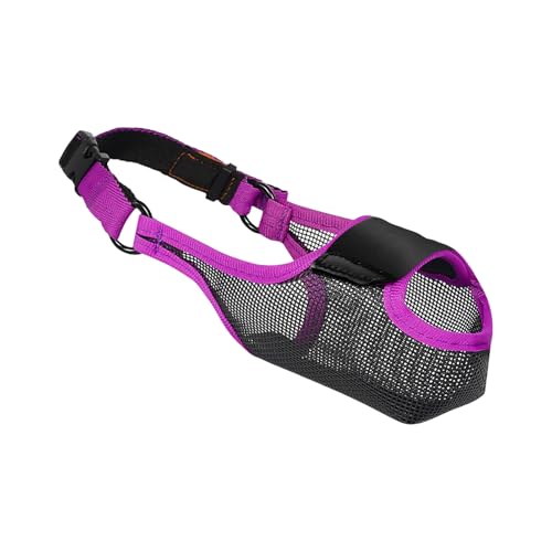 Dog Muzzle, Breathable Mesh Dog Muzzle, Adjustable Dog Muzzle, Dog Mouth Guard Muzzle, Mesh Sneaker Muzzle for Dogs, Front Opening Dog Muzzle, Small Dog Muzzle, Medium Dog Muzzle von Opvonxeh